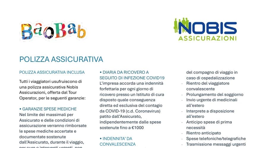 Guida alle Assicurazioni di Viaggio dei Tour Operator