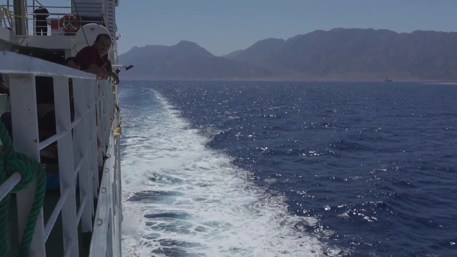Traghetto tra Nuweiba e Aqaba nel golfo di Aqaba