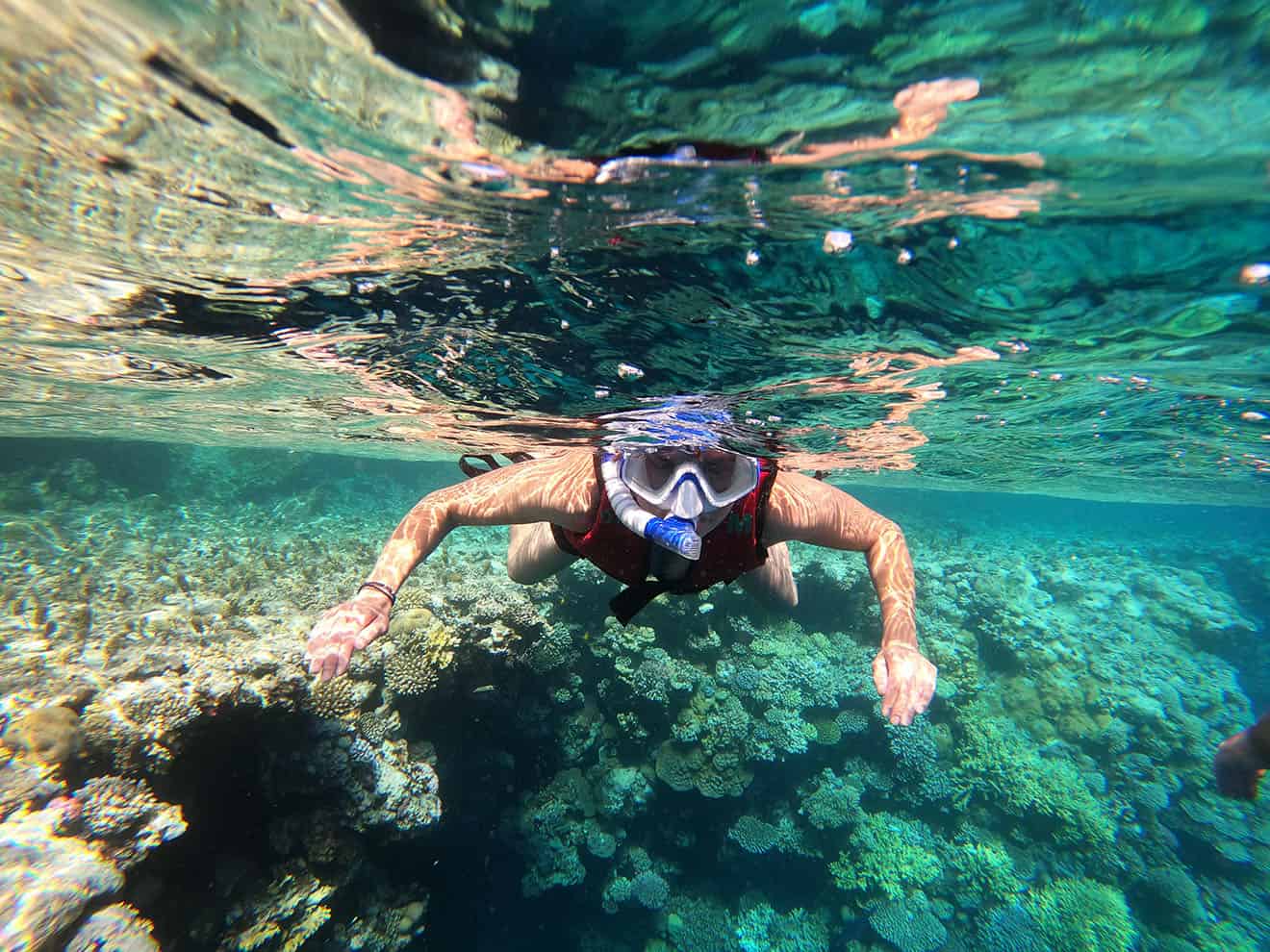 Snorkeling a Tiran