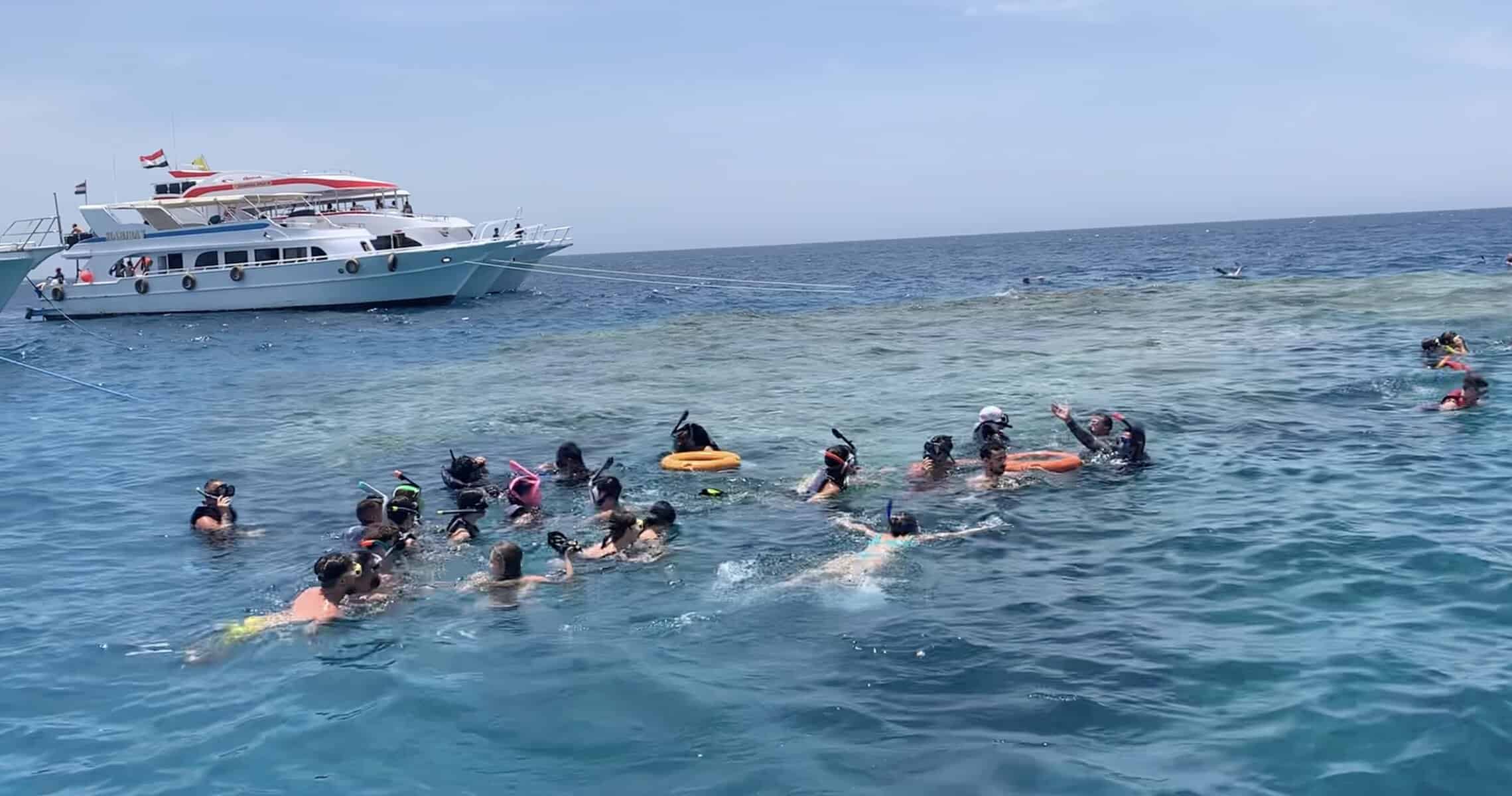 fermata di snorkeling all' isola che non c' è