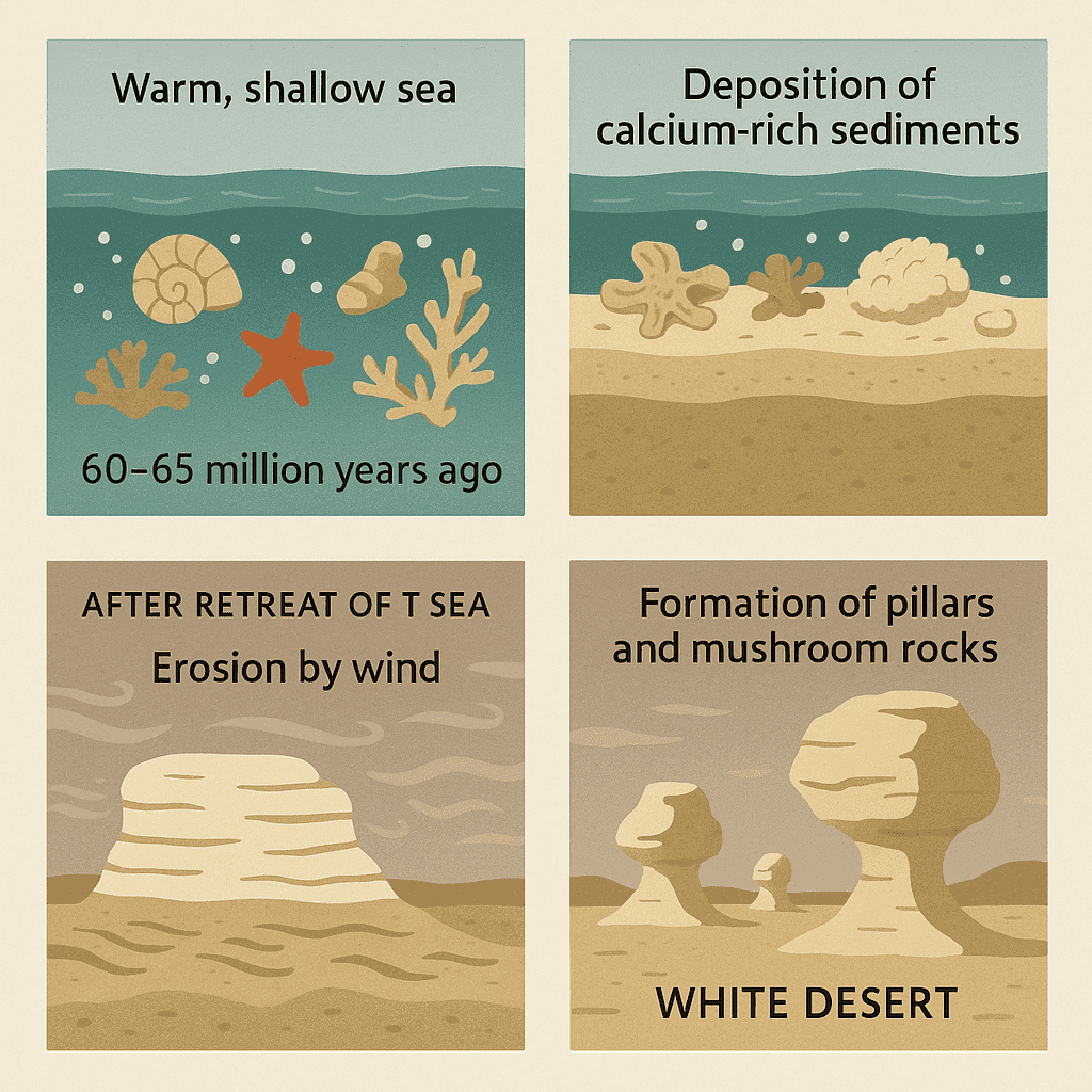 Guida al Deserto Bianco e Nero in Egitto